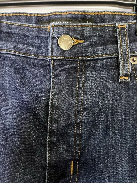 Lauren By Ralph Lauren Jeans Women’s Size 12 Premier Straight Dark Wash High Ris - Picture 4 of 12